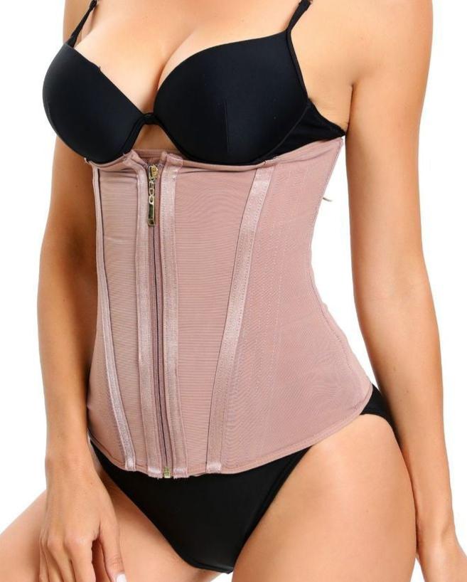 Corsé de cintura con doble compresión para mujer que controla el abdomen