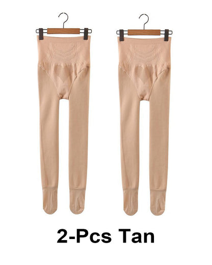Leggings térmicos elásticos de cintura alta