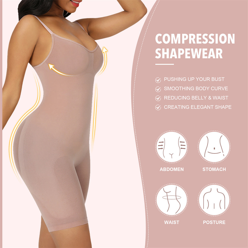 Moldeador de Cuerpo Completo Sin Costuras Suavizante