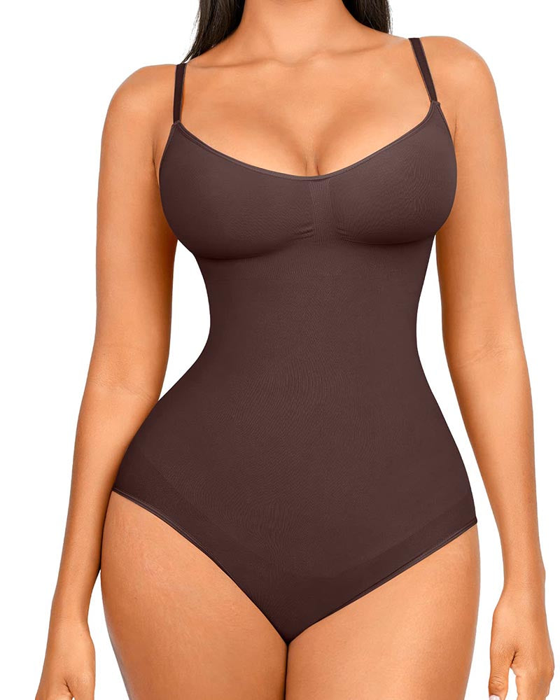 Traje de Cuerpo Moldeador para Mujeres, Ropa de Control de Abdomen, Sin Costuras, Moldeador de Cuerpo Completo, Mono de Cuello Cuadrado