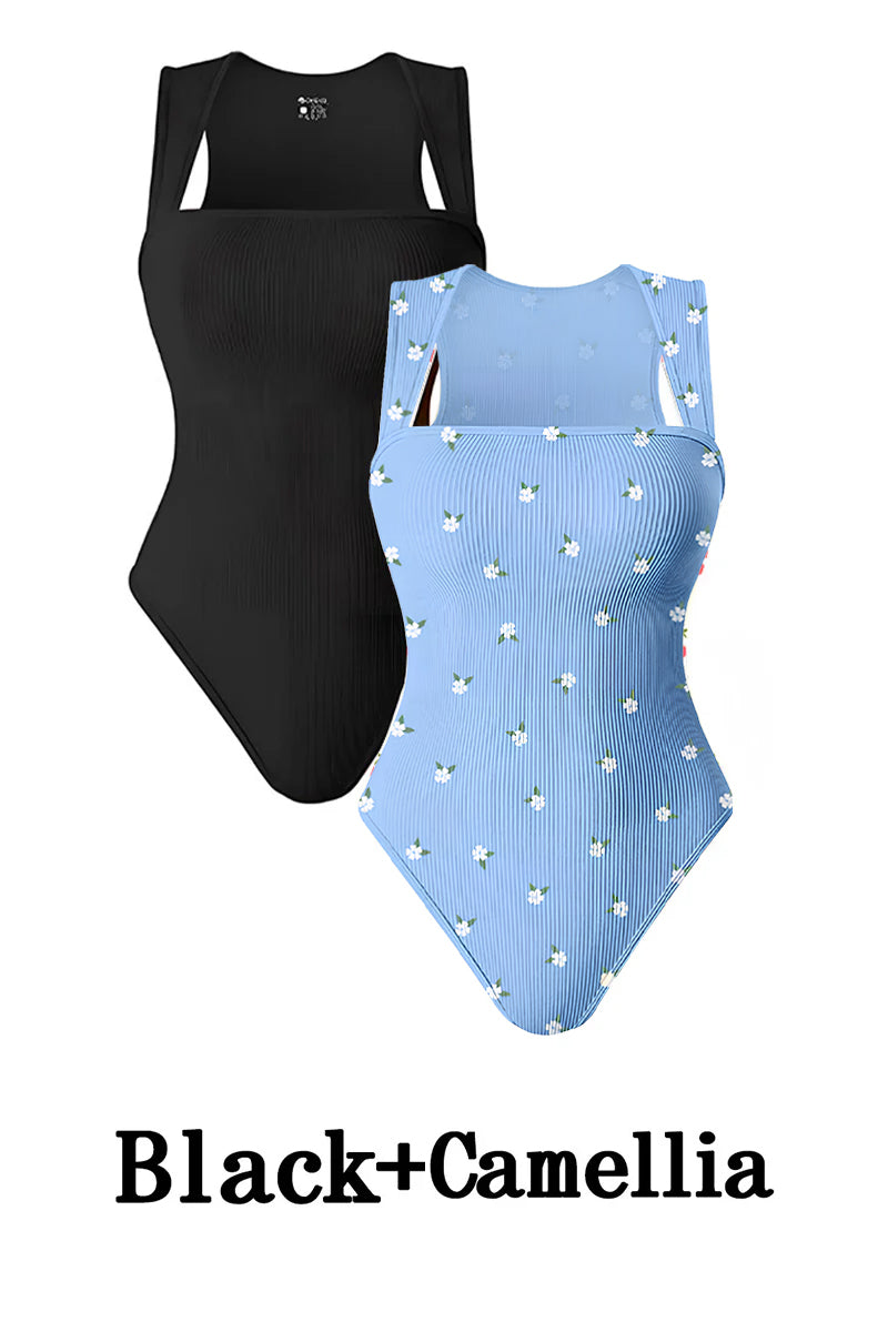 Sin mangas, tops de control de abdomen, bodysuits