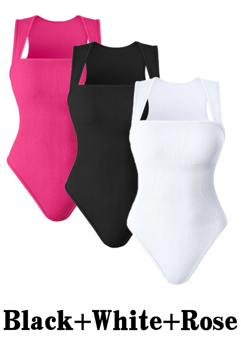 Sin mangas, tops de control de abdomen, bodysuits