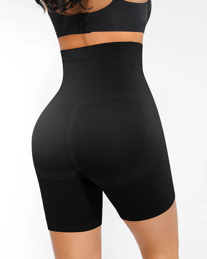 Shorts de compresión para mujer con entrepierna antibacteriana de alta elasticidad y levantamiento de cadera
