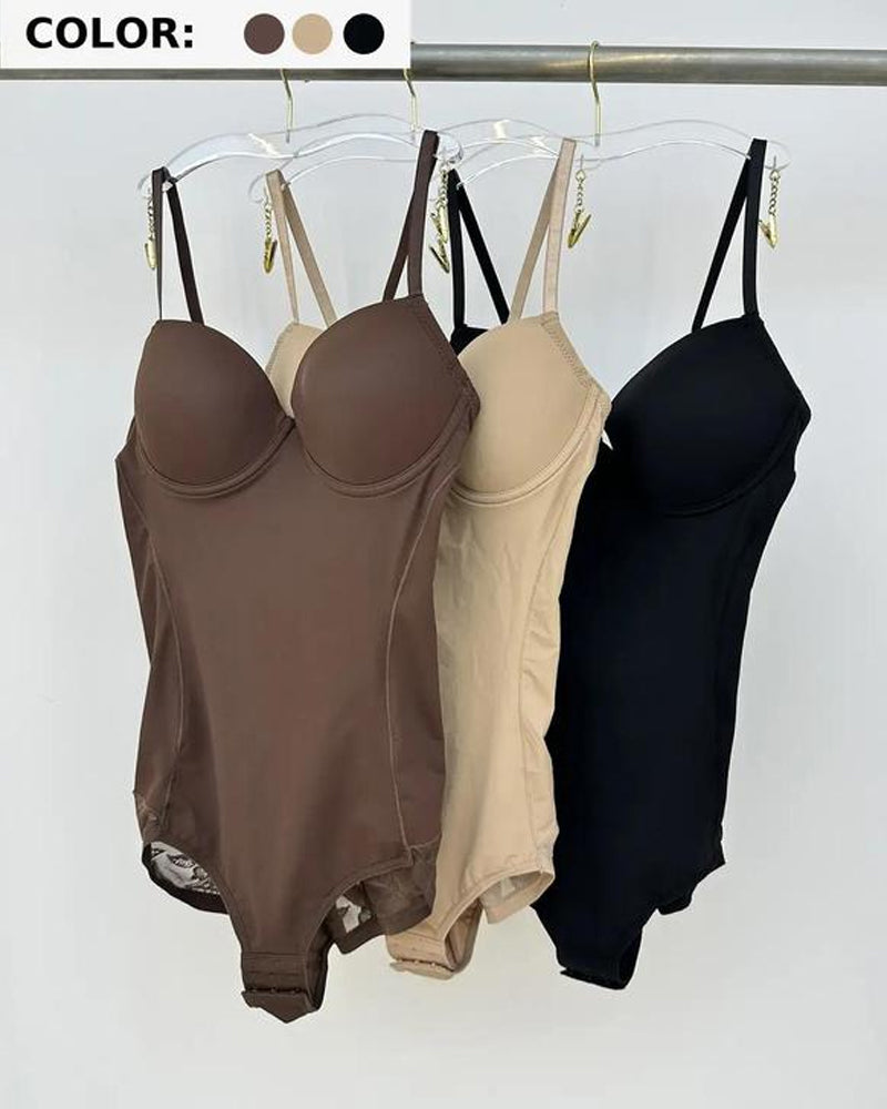 Top sin mangas tipo tubo con control de abdomen para mujer, body moldeador de cadera con encaje