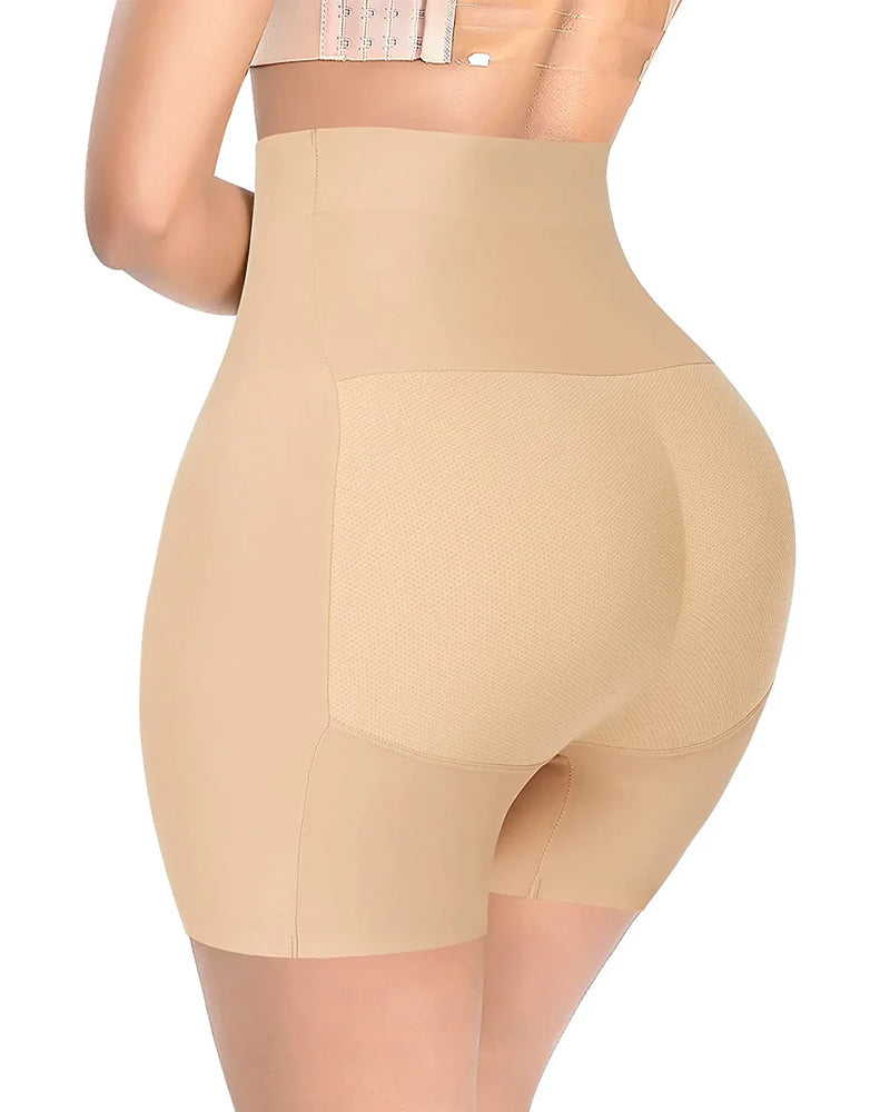 Shorts moldeadores sin costuras para mujer, de cintura alta, control de abdomen y levantamiento de glúteos