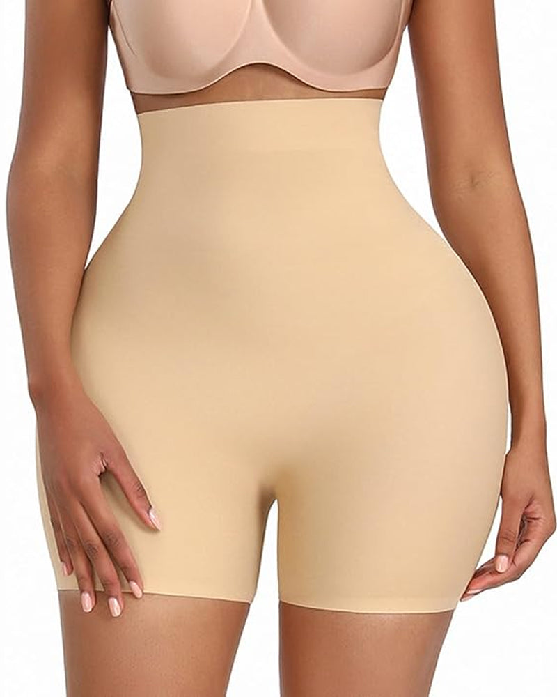 Shorts moldeadores sin costuras para mujer, de cintura alta, control de abdomen y levantamiento de glúteos