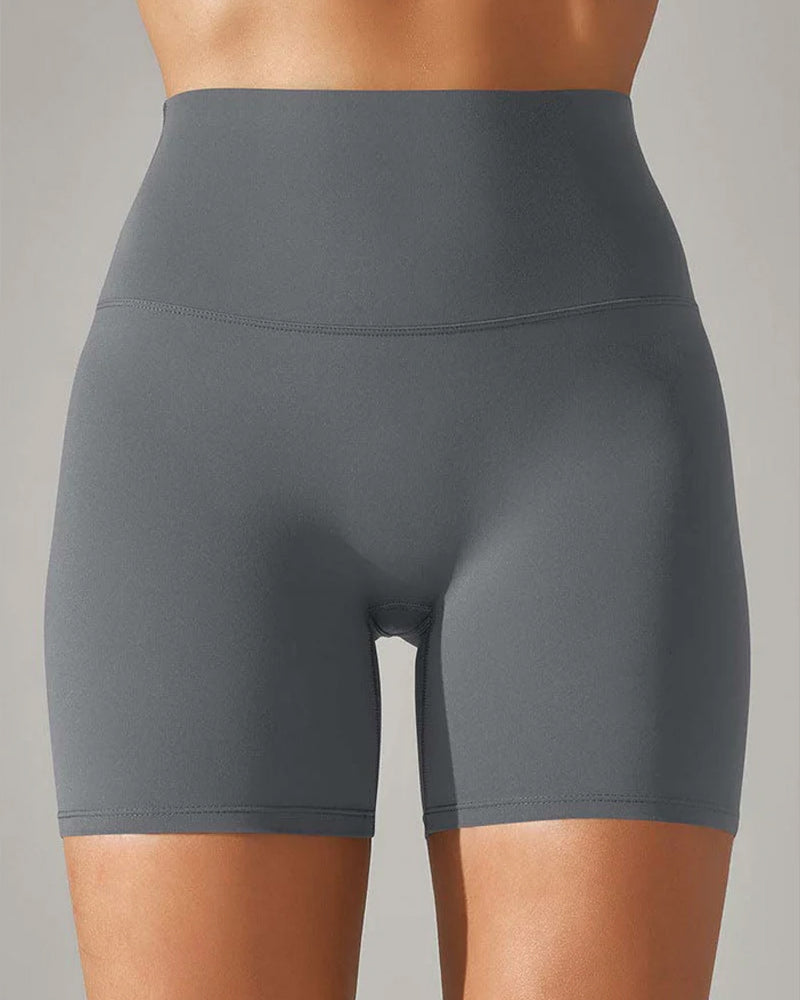 Shorts deportivos casuales de yoga para mujer, verano, delgados, que levantan el abdomen y los glúteos