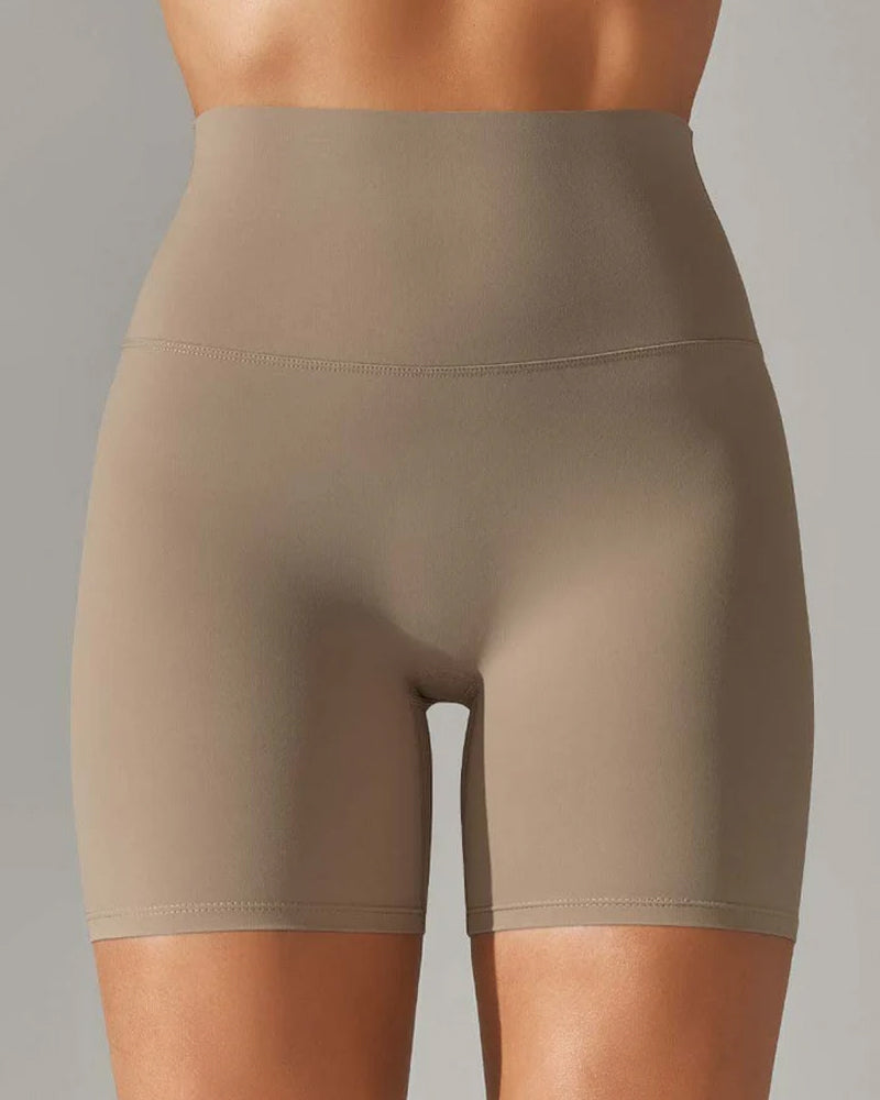 Shorts deportivos casuales de yoga para mujer, verano, delgados, que levantan el abdomen y los glúteos