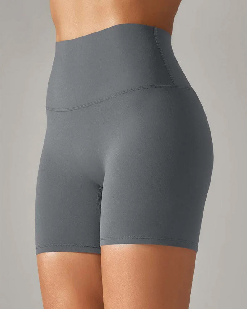 Shorts deportivos casuales de yoga para mujer, verano, delgados, que levantan el abdomen y los glúteos
