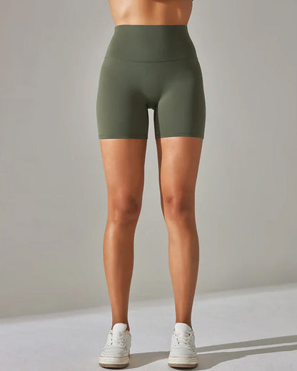 Shorts deportivos casuales de yoga para mujer, verano, delgados, que levantan el abdomen y los glúteos