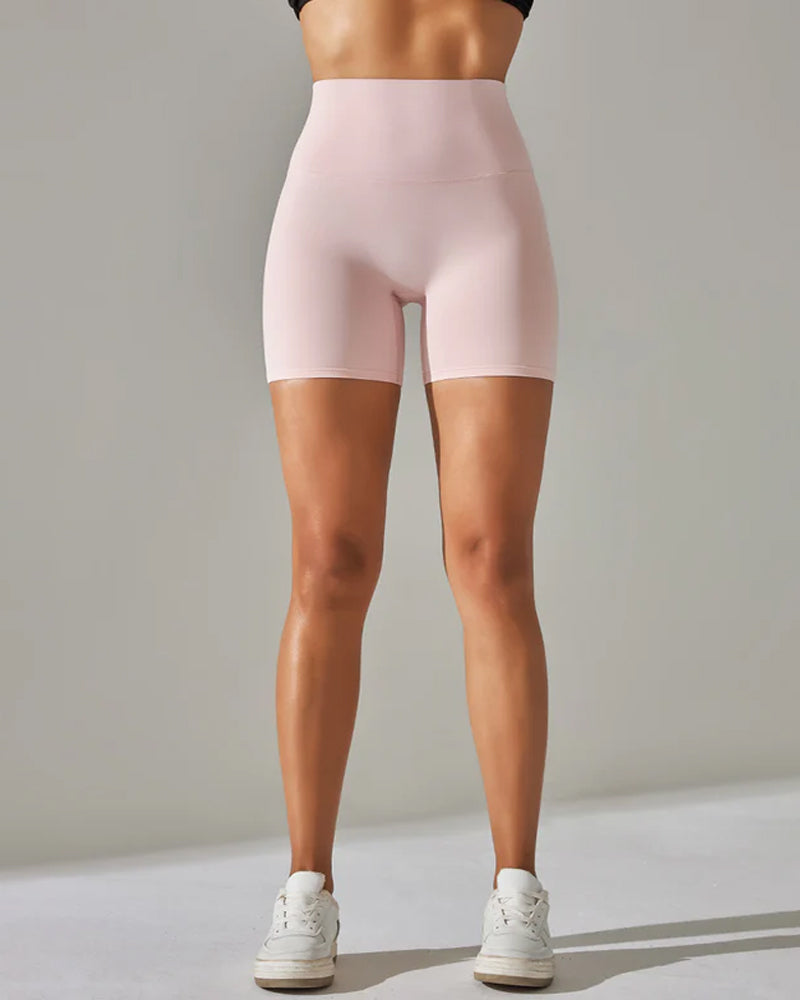 Shorts deportivos casuales de yoga para mujer, verano, delgados, que levantan el abdomen y los glúteos