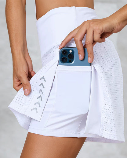 Shorts deportivos de yoga y fitness de verano, cintura alta, con aberturas laterales y bolsillos, transpirables y elásticos