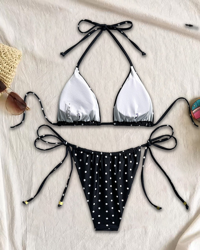 Conjunto de bikini estampado