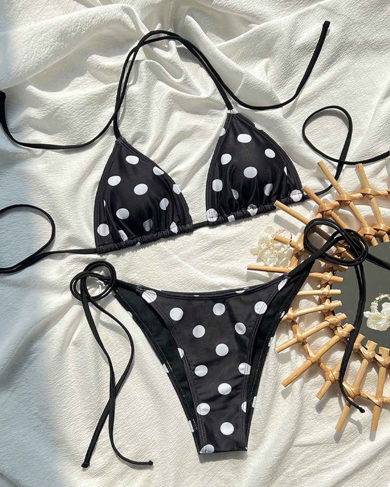 Conjunto de bikini estampado