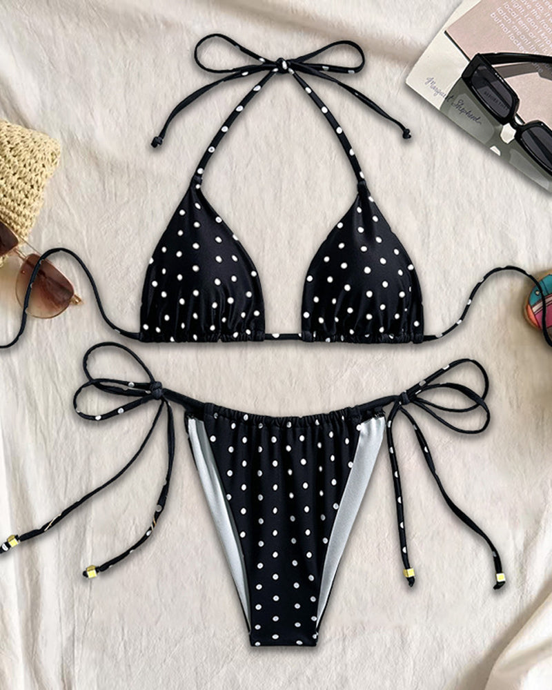 Conjunto de bikini estampado