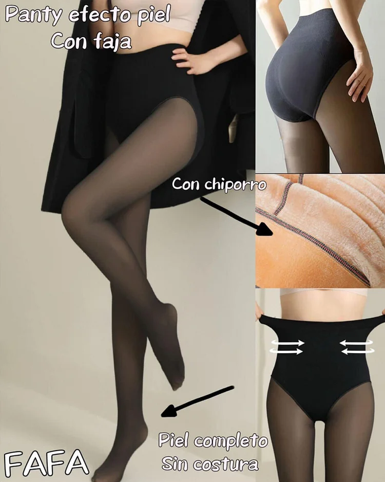High-waisted stretch thermal leggings