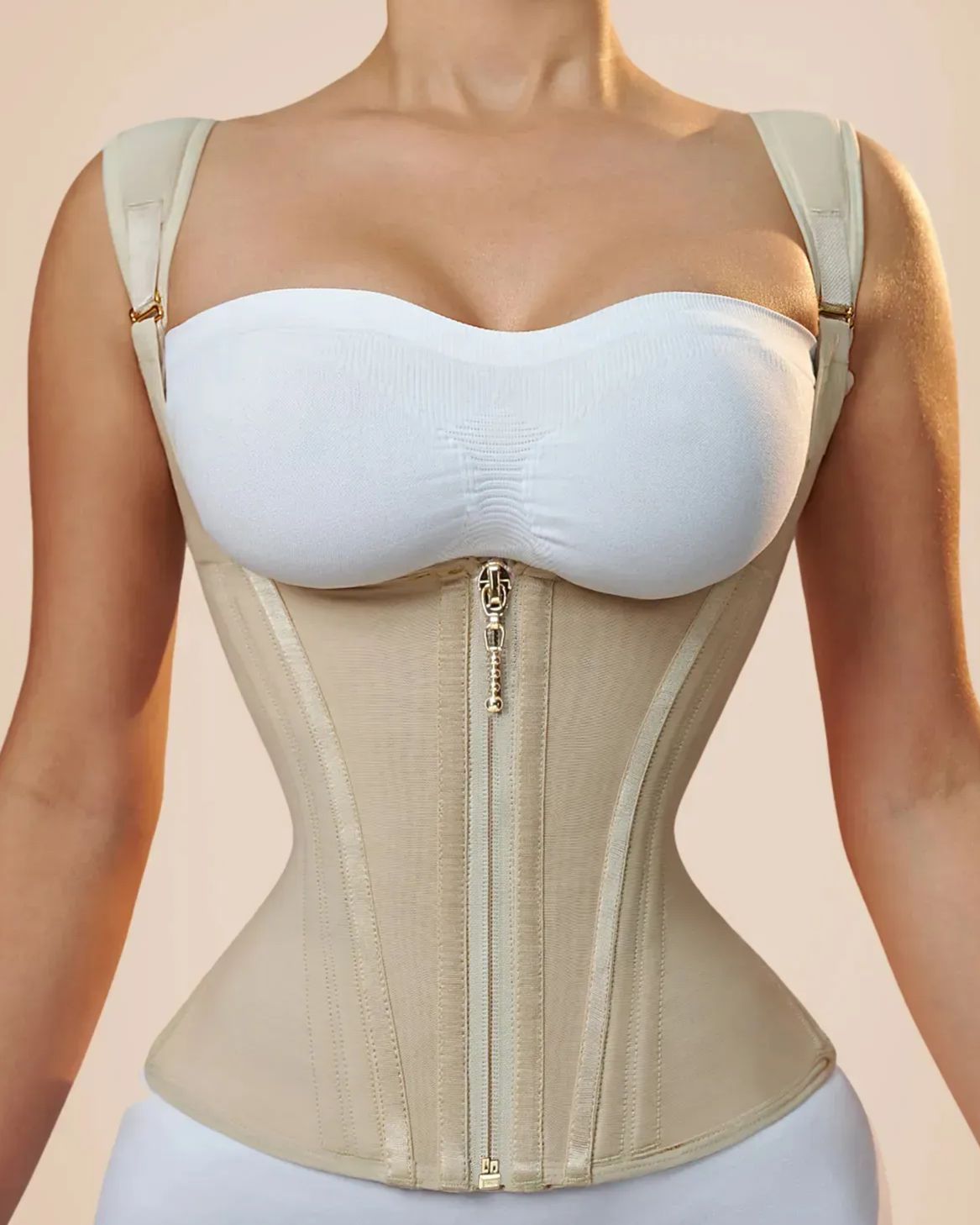 Entrenador de Cintura para Mujeres con Varillas de Acero para Moldear el Cuerpo