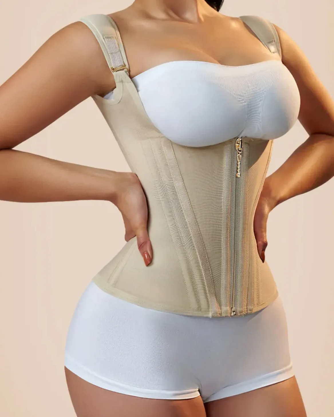 Entrenador de Cintura para Mujeres con Varillas de Acero para Moldear el Cuerpo
