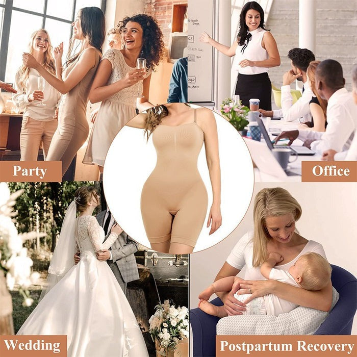 Body de tirantes sin mangas adelgazante con tirantes de hombro removibles