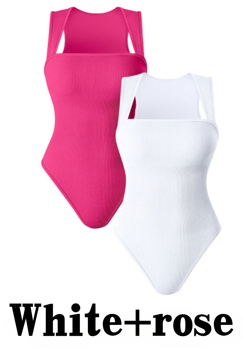 Sin mangas, tops de control de abdomen, bodysuits