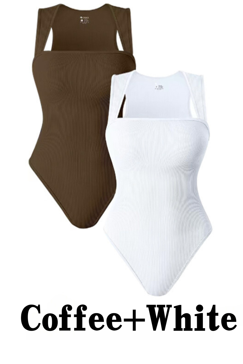 Sin mangas, tops de control de abdomen, bodysuits