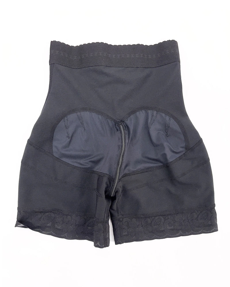 Fajas Reductoras Encaje Levanta Glúteos Encantadoras Curvas Corto Levanta Glúteos 3 Ganchos