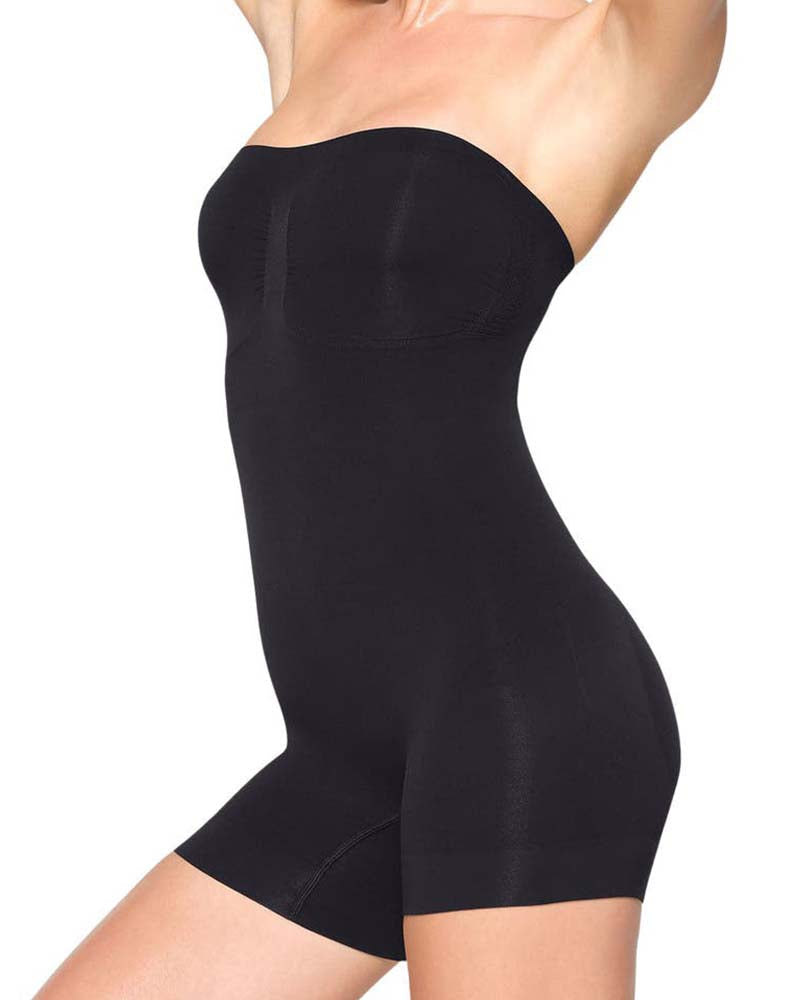 Body de tirantes sin mangas adelgazante con tirantes de hombro removibles
