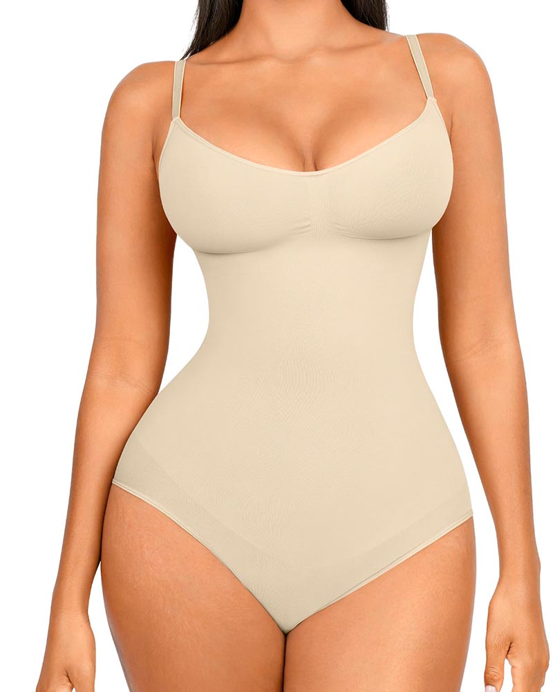 Traje de Cuerpo Moldeador para Mujeres, Ropa de Control de Abdomen, Sin Costuras, Moldeador de Cuerpo Completo, Mono de Cuello Cuadrado