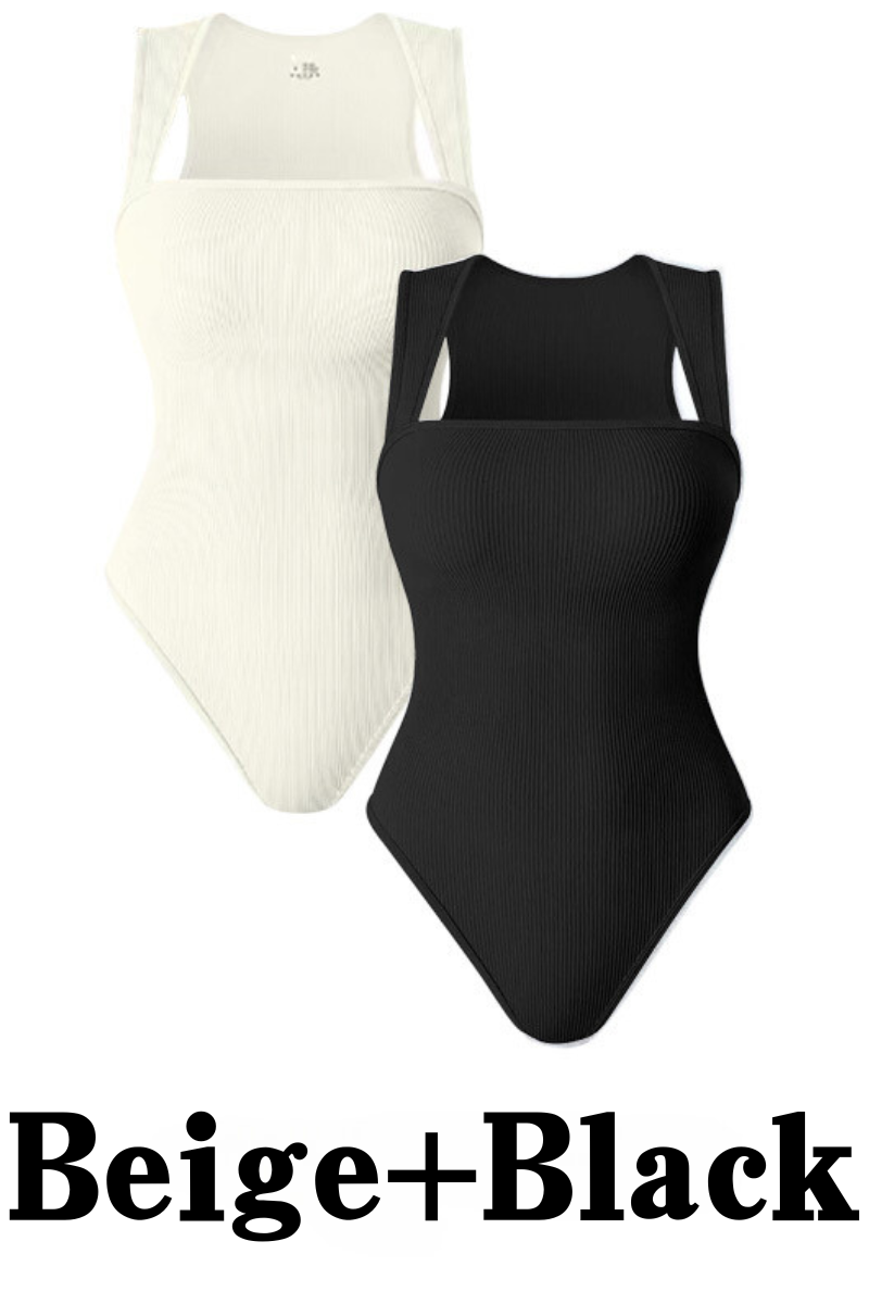 Sin mangas, tops de control de abdomen, bodysuits