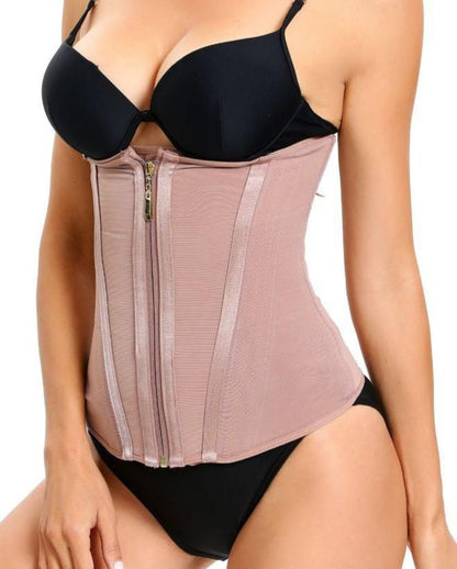 Corsé de cintura con doble compresión para mujer que controla el abdomen