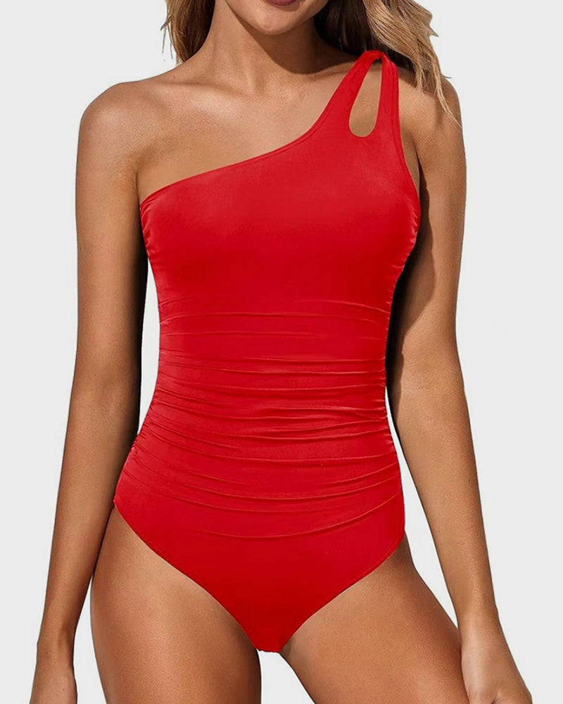 One-sleeve swimsuit