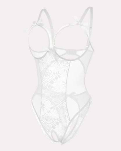 Body de encaje mini sin entrepierna