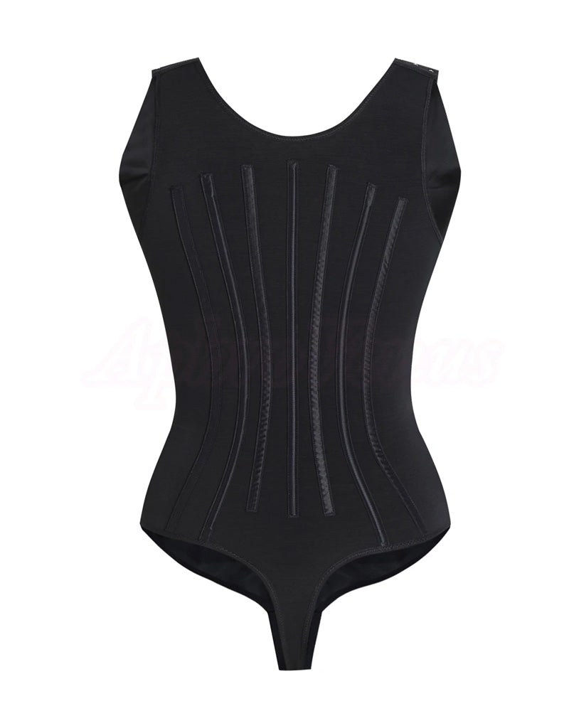 Moldeador de Cuerpo Sin Costuras con Control de Abdomen y Elevación de Glúteos para Mujeres con Cremallera Lateral