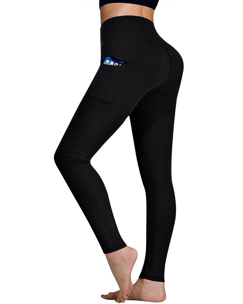 Women's High Waist Stretch Yoga Leggings with Pocket
