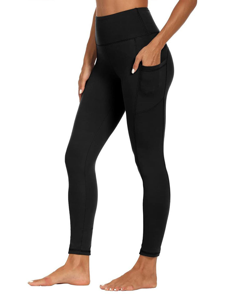 Women's High Waist Stretch Yoga Leggings with Pocket