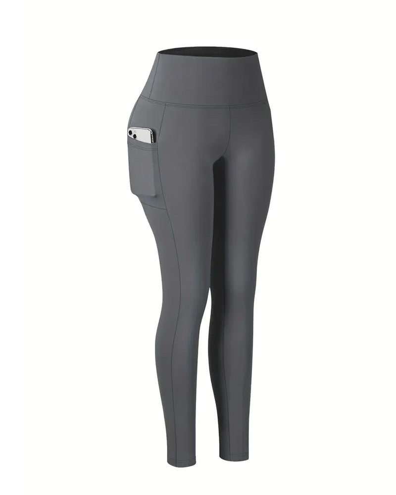 Women's High Waist Stretch Yoga Leggings with Pocket