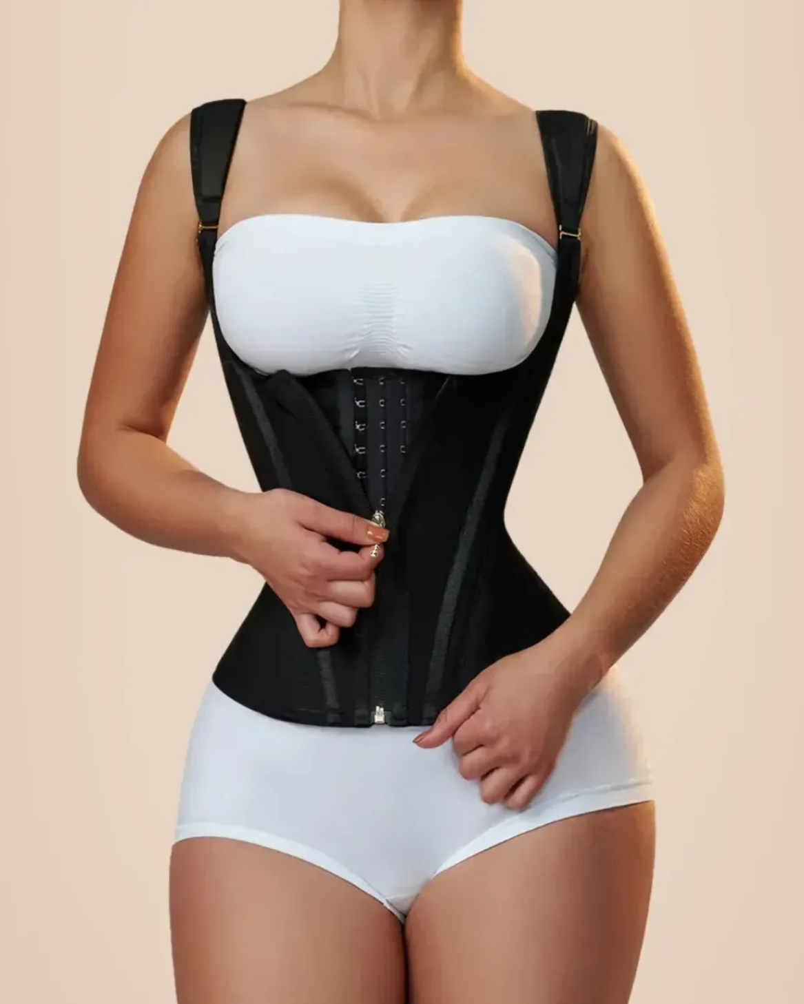 Entrenador de Cintura para Mujeres con Varillas de Acero para Moldear el Cuerpo