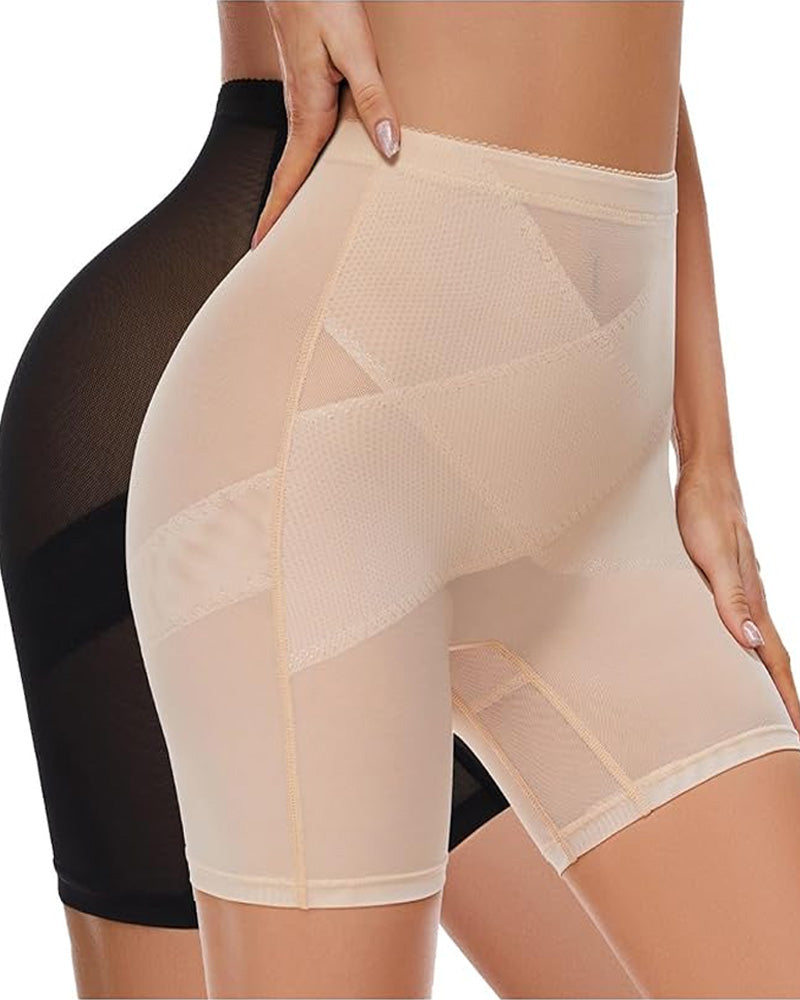Cinturón de control de abdomen para mujeres, levantador de glúteos, pantalones cortos moldeadores delgados para muslos