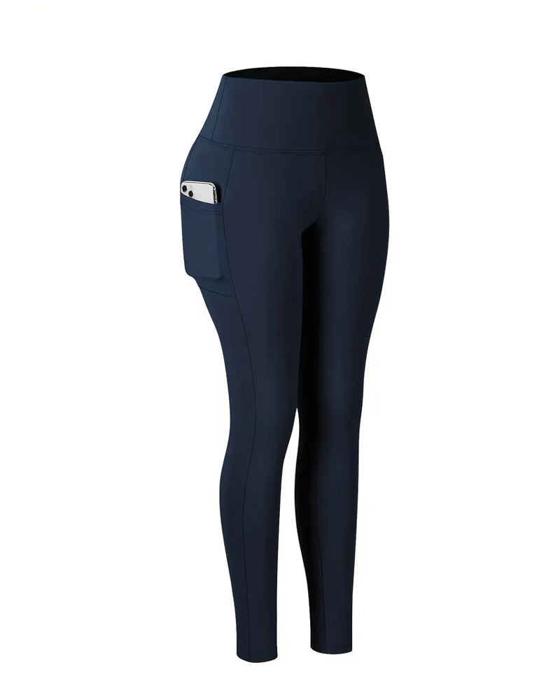 Women's High Waist Stretch Yoga Leggings with Pocket