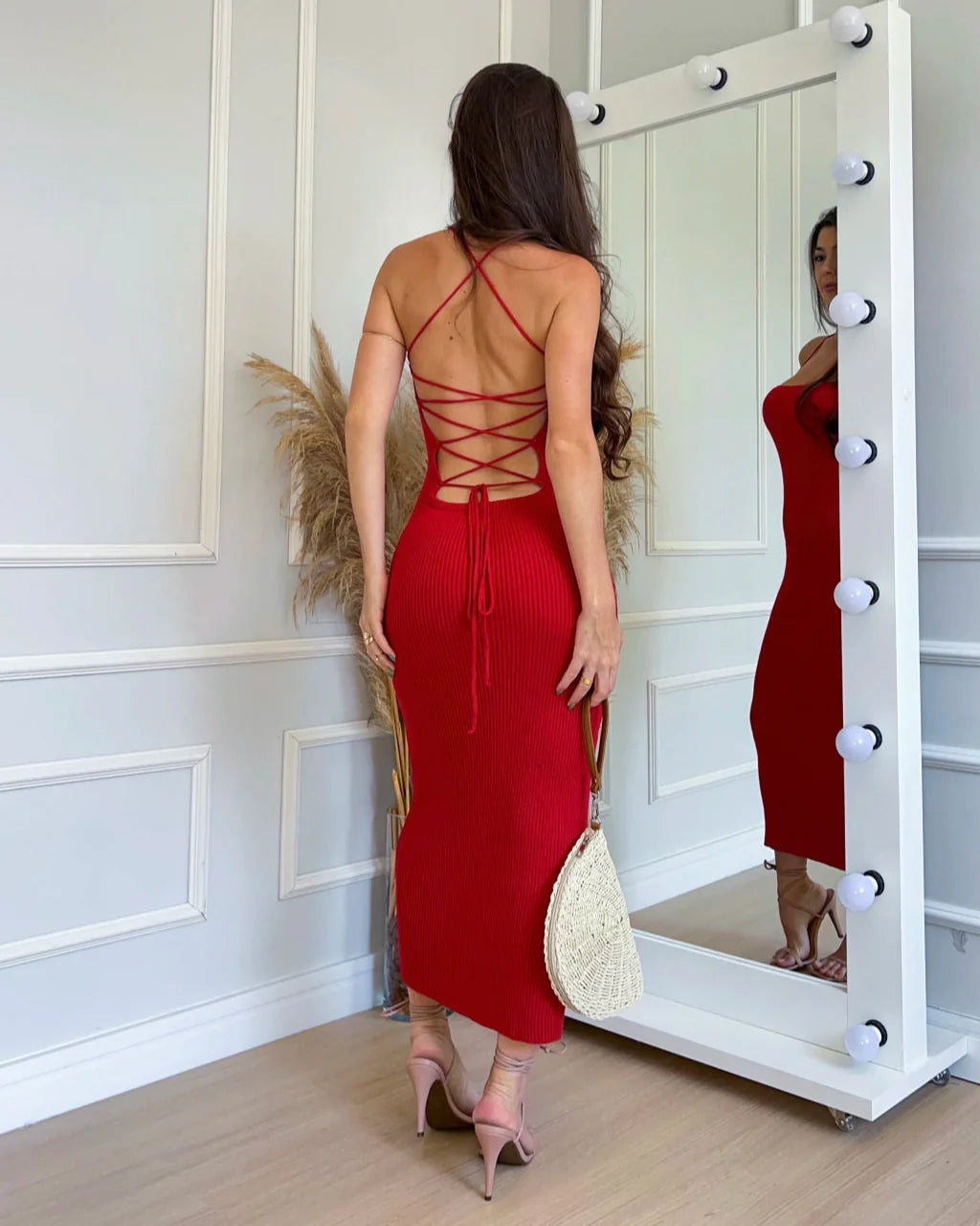 Aurora Striped Knit Dress