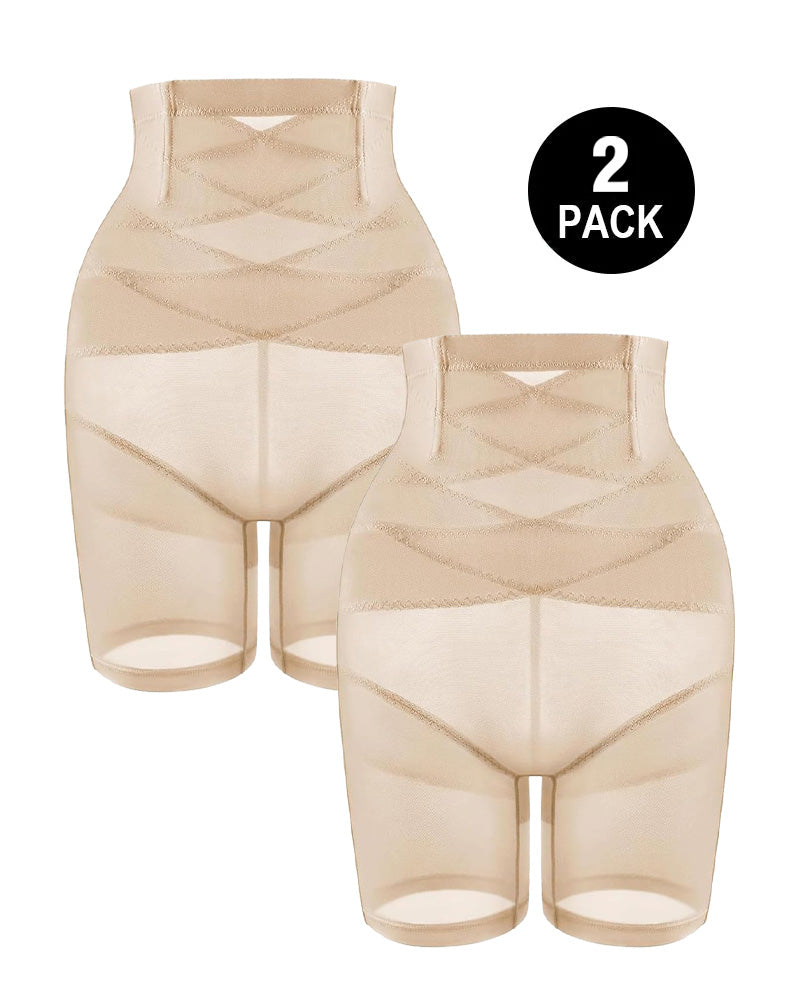 Cinturón de control de abdomen para mujeres, levantador de glúteos, pantalones cortos moldeadores delgados para muslos