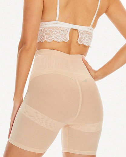 Cinturón de control de abdomen para mujeres, levantador de glúteos, pantalones cortos moldeadores delgados para muslos