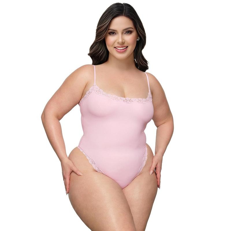Body y mono sexy de encaje sin costuras con tirantes para mujer