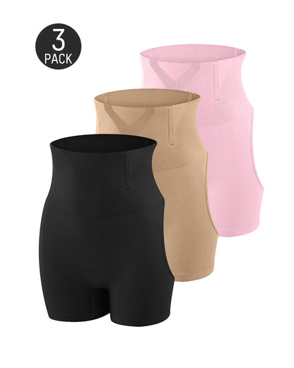 Pantalones moldeadores de cuerpo sin costuras de gran tamaño que realzan las caderas, levantan las caderas y ajustan el abdomen de cintura alta