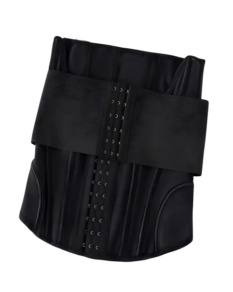 Entrenador de cintura con soporte para el busto, faja moldeadora, body con huesos de acero y abdomen plano