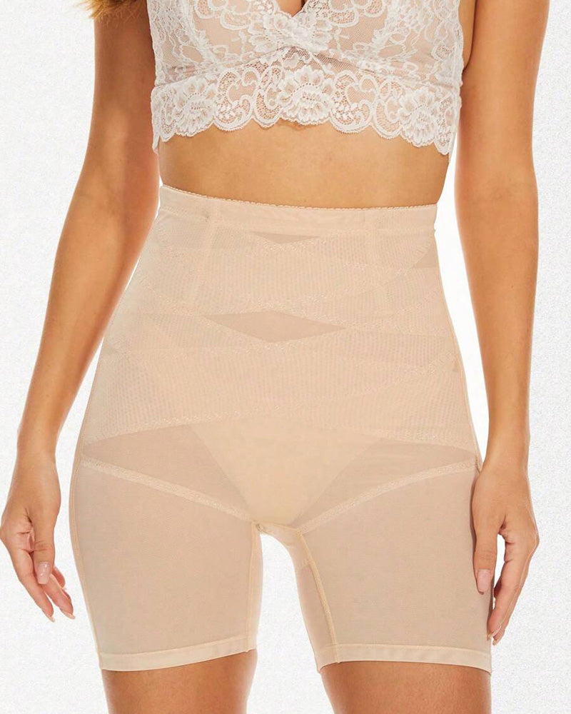 Cinturón de control de abdomen para mujeres, levantador de glúteos, pantalones cortos moldeadores delgados para muslos