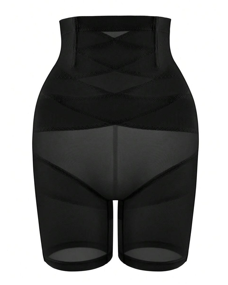 Cinturón de control de abdomen para mujeres, levantador de glúteos, pantalones cortos moldeadores delgados para muslos